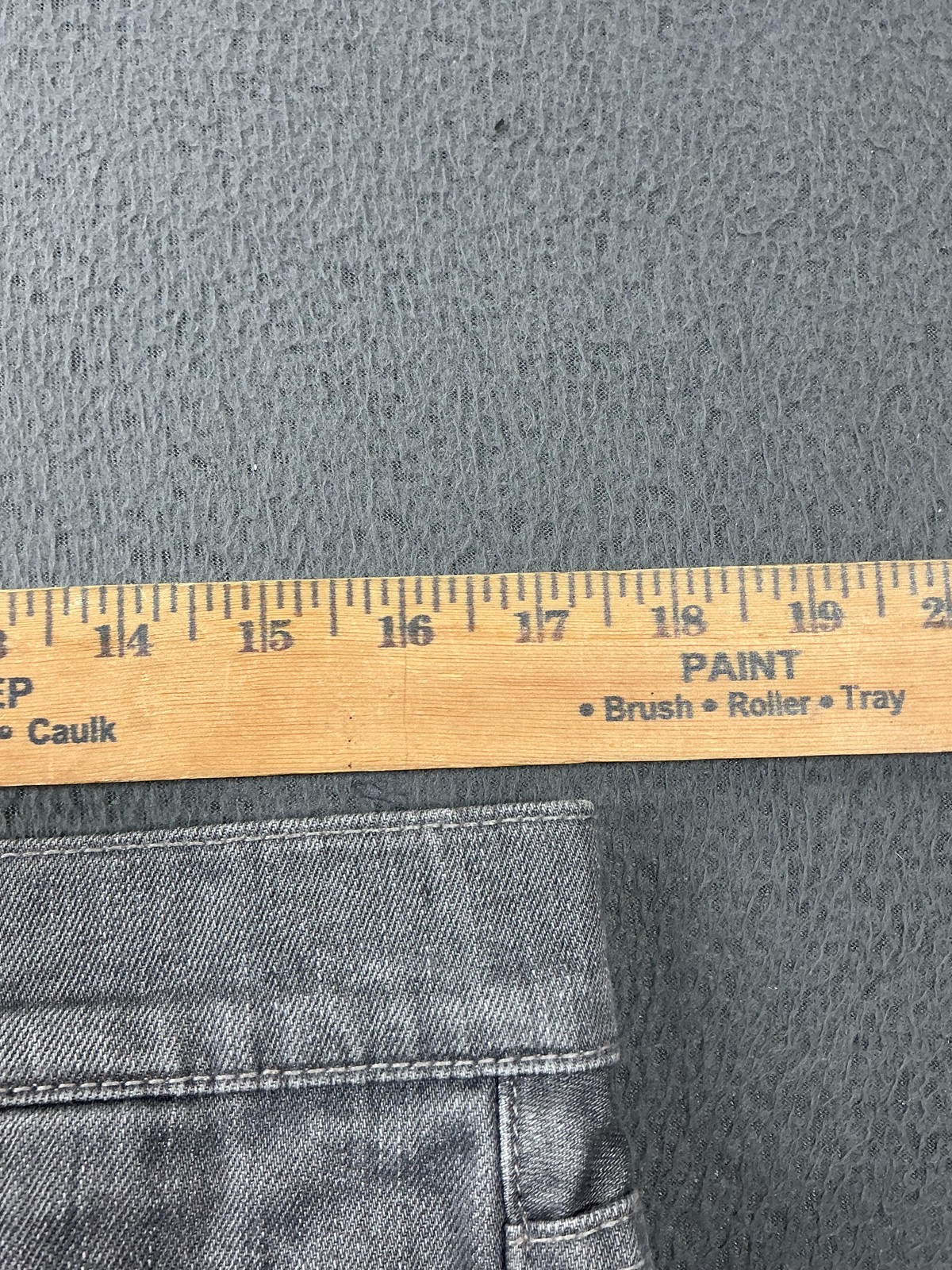 Hudson Jeans Mens 33×32 Gray Byron Five Pocket Straight Stretch Denim Mexico