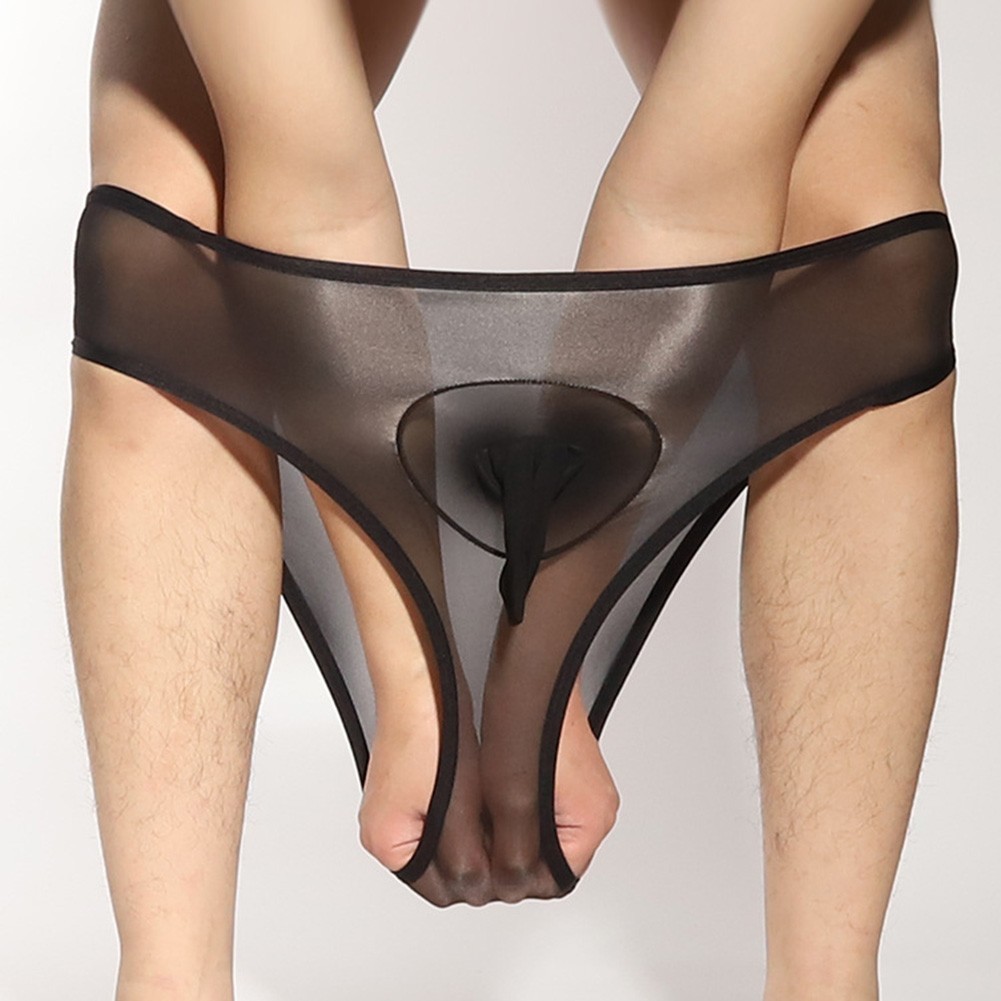 Mens Underwear Panties for lingerie Middle Waist Nylon Slimming Solid Color