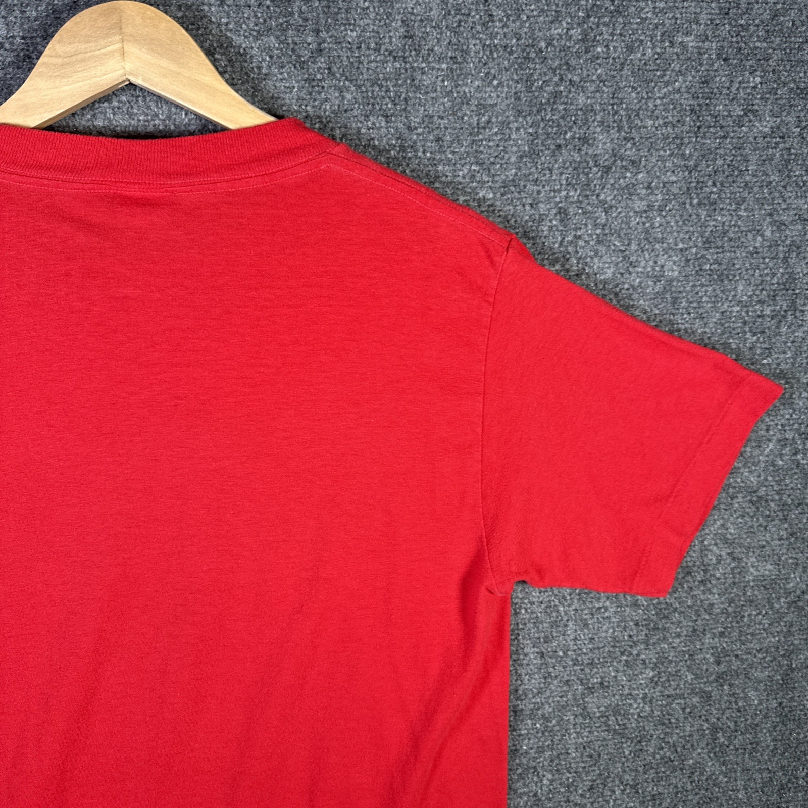 Vintage Houston Rockets Shirt Mens Large Red 80s Champion Basketball NBA Sports