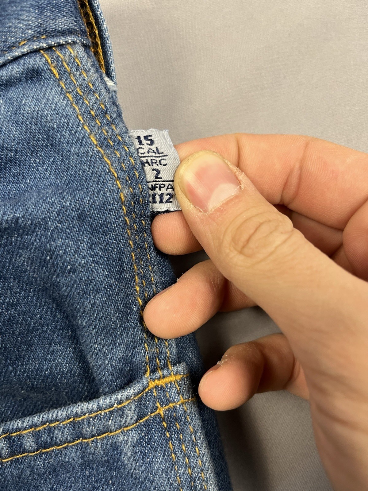 Tyndale FR Jeans Mens 34×31 Blue Denim Carpenter Arc Rated CAT 2 Made USA F290T