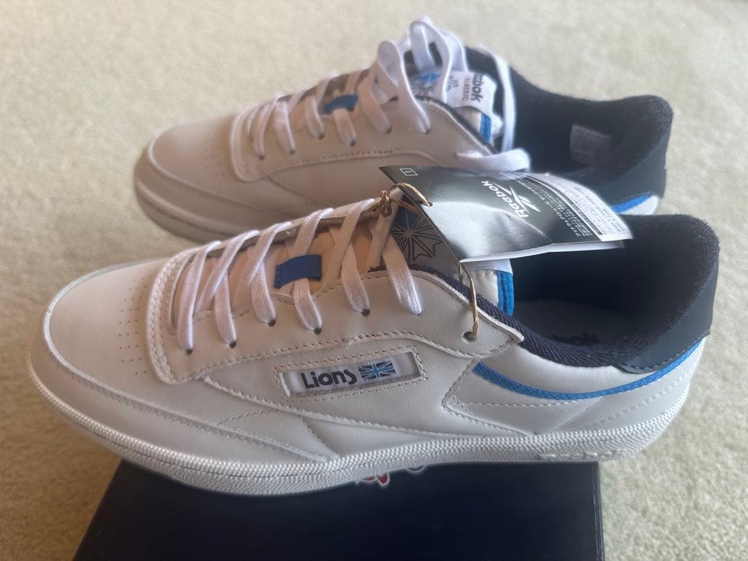 Reebok Classic Lions Sneakers Men US 11 White/Blue/Black 29cm