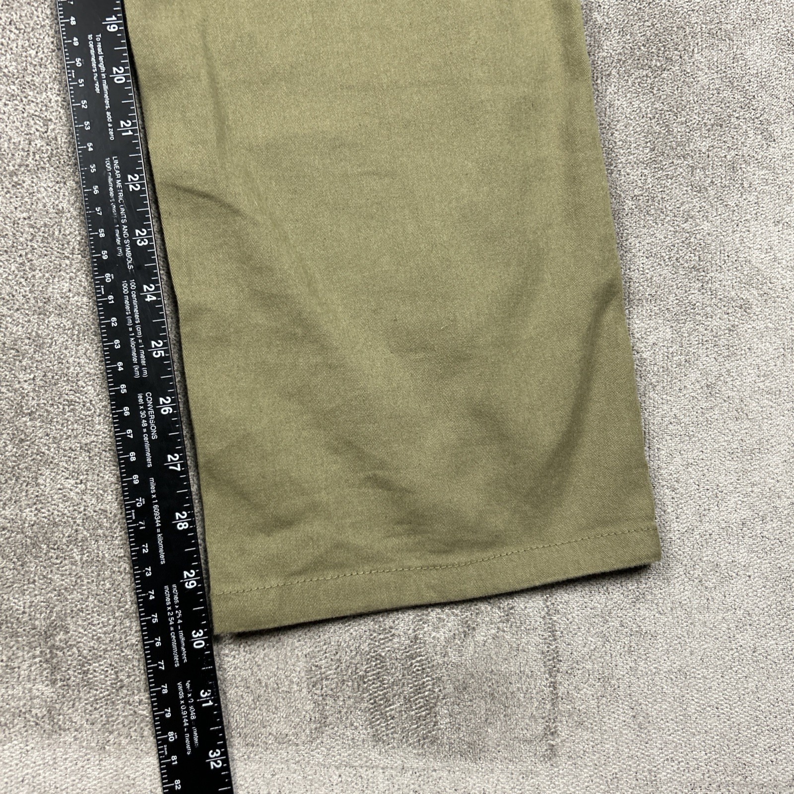 TD Apparel Carlos Ray Slim Fit Tactical Pants Mens 38×30 Green Cotton Spandex