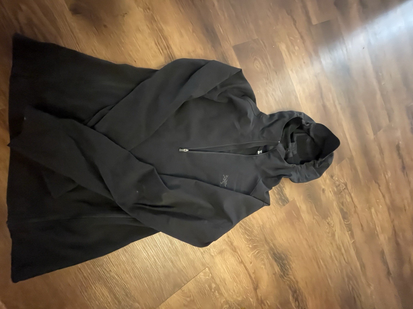 Arc’teryx Anorak Women’s Size Small Half Zip Windbreaker Jacket Black Outdoors