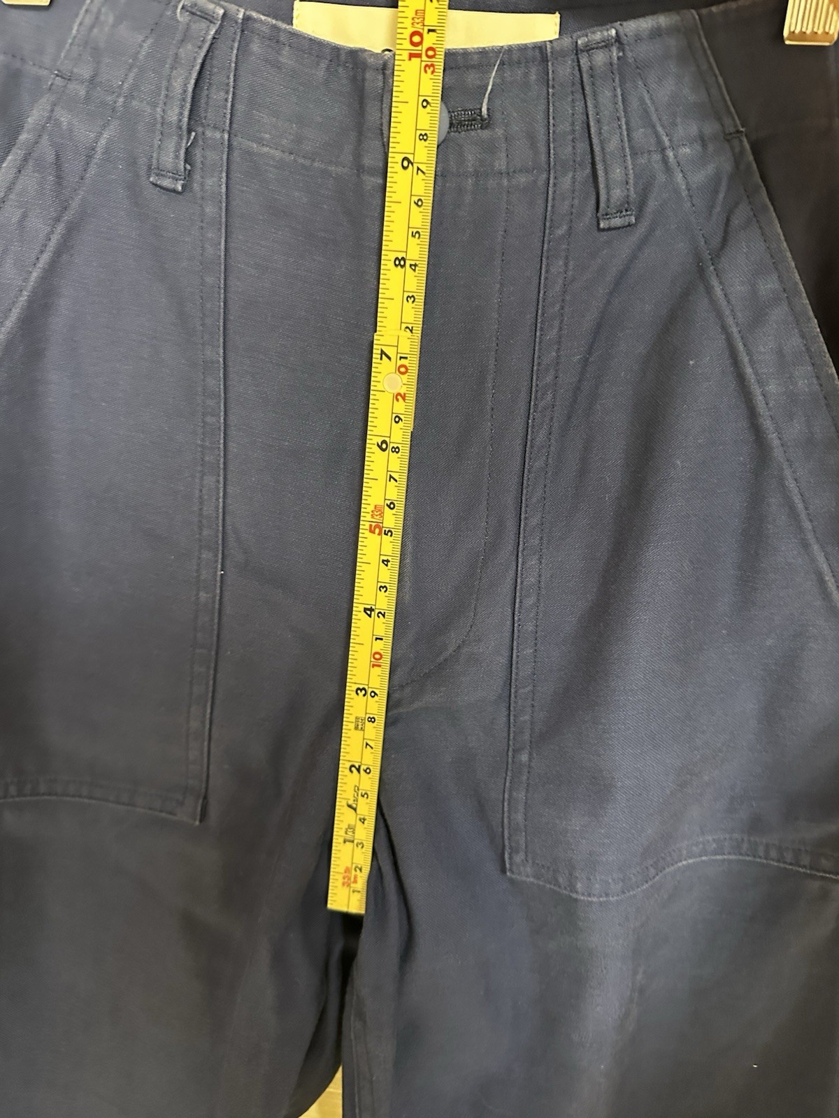 The Shinzone Tokyo Baker Pants 15AMSPA18 Navy Cotton Made in Japan Women’s 25