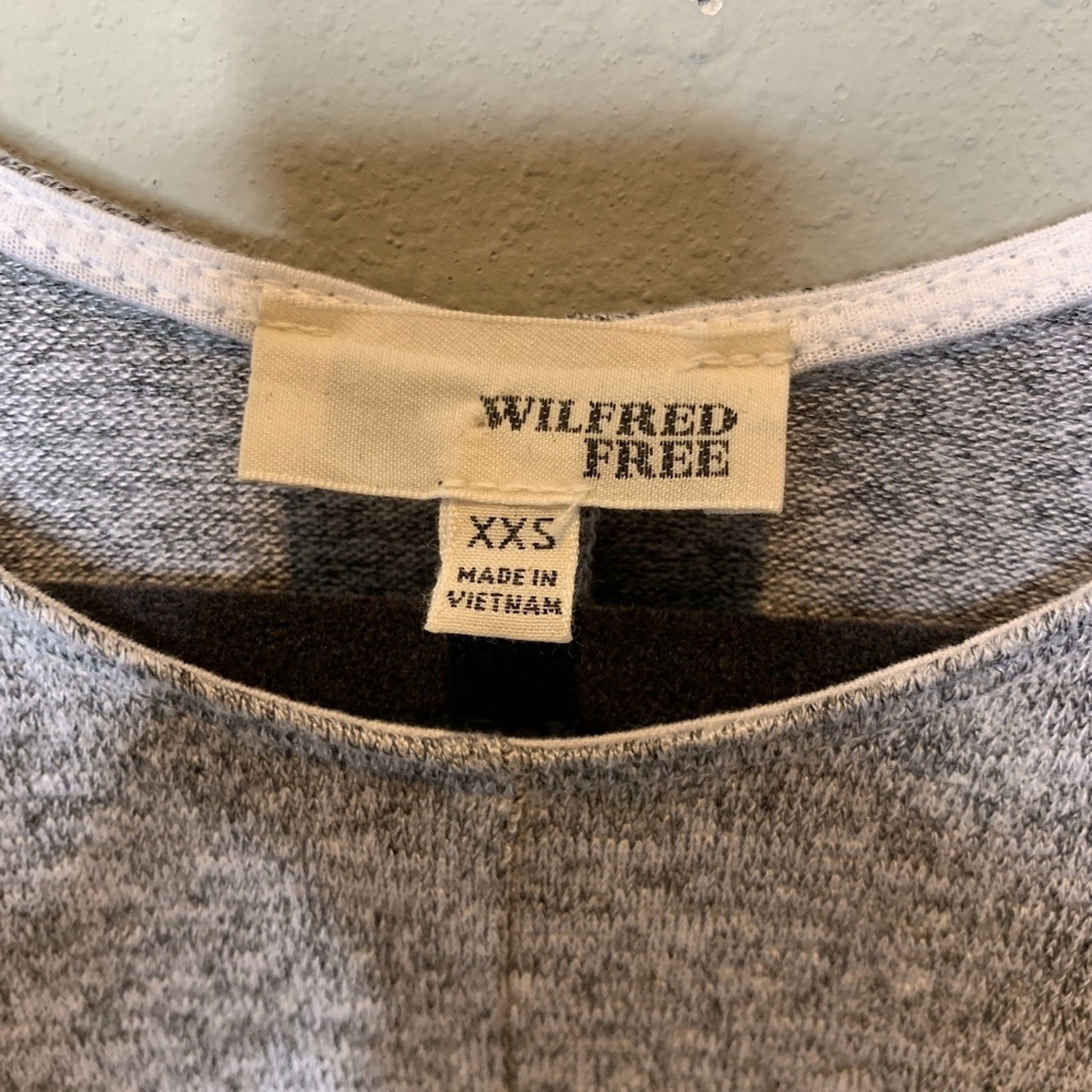 Wilfred Free Aritzia Heather Grey Sleeveless A-Line Mini Dress XXS RPS7-8545-35