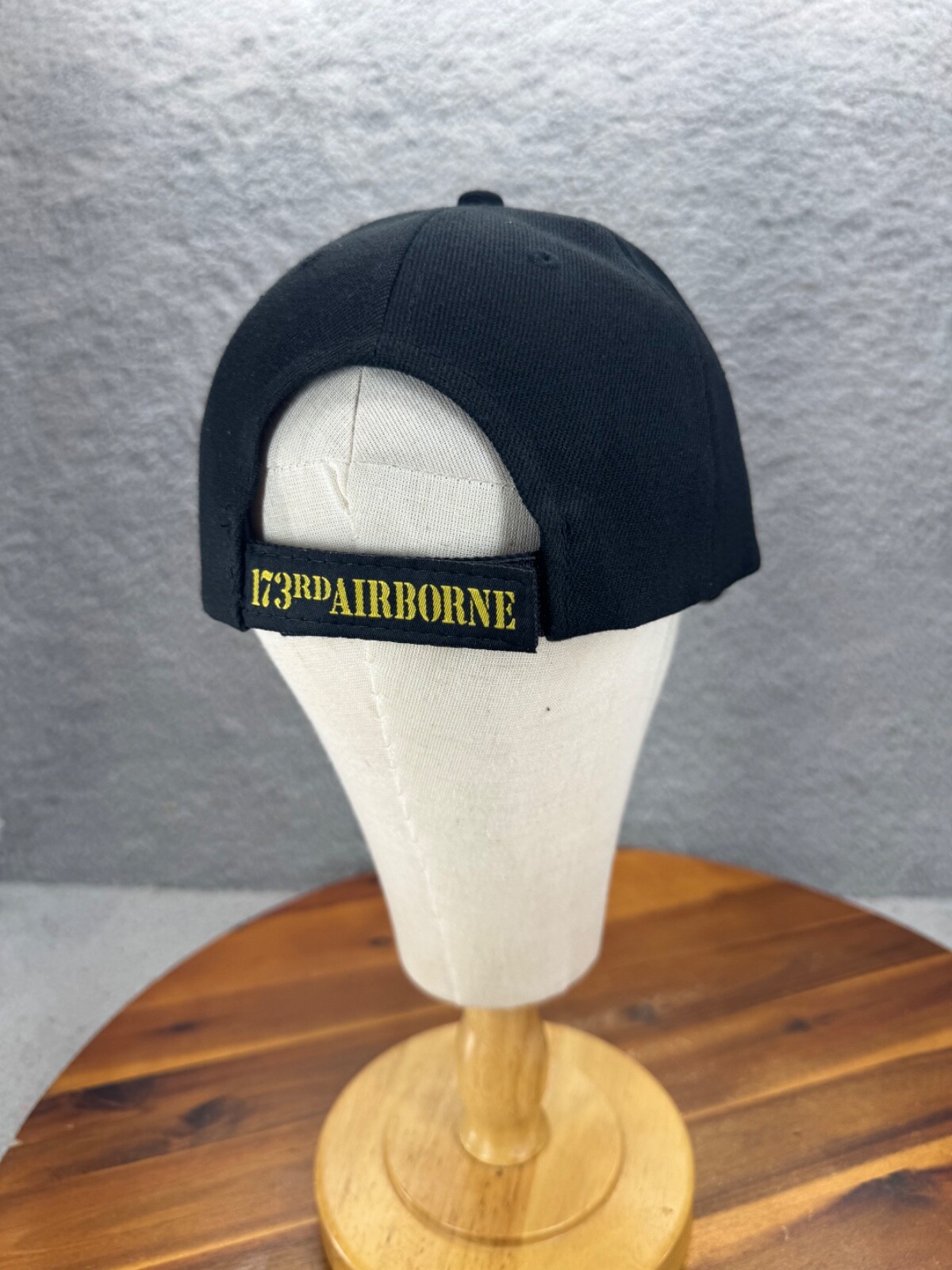 173RD Airborne Brigade Strapback Official US Army Hat Cap Embroidered Black KYS