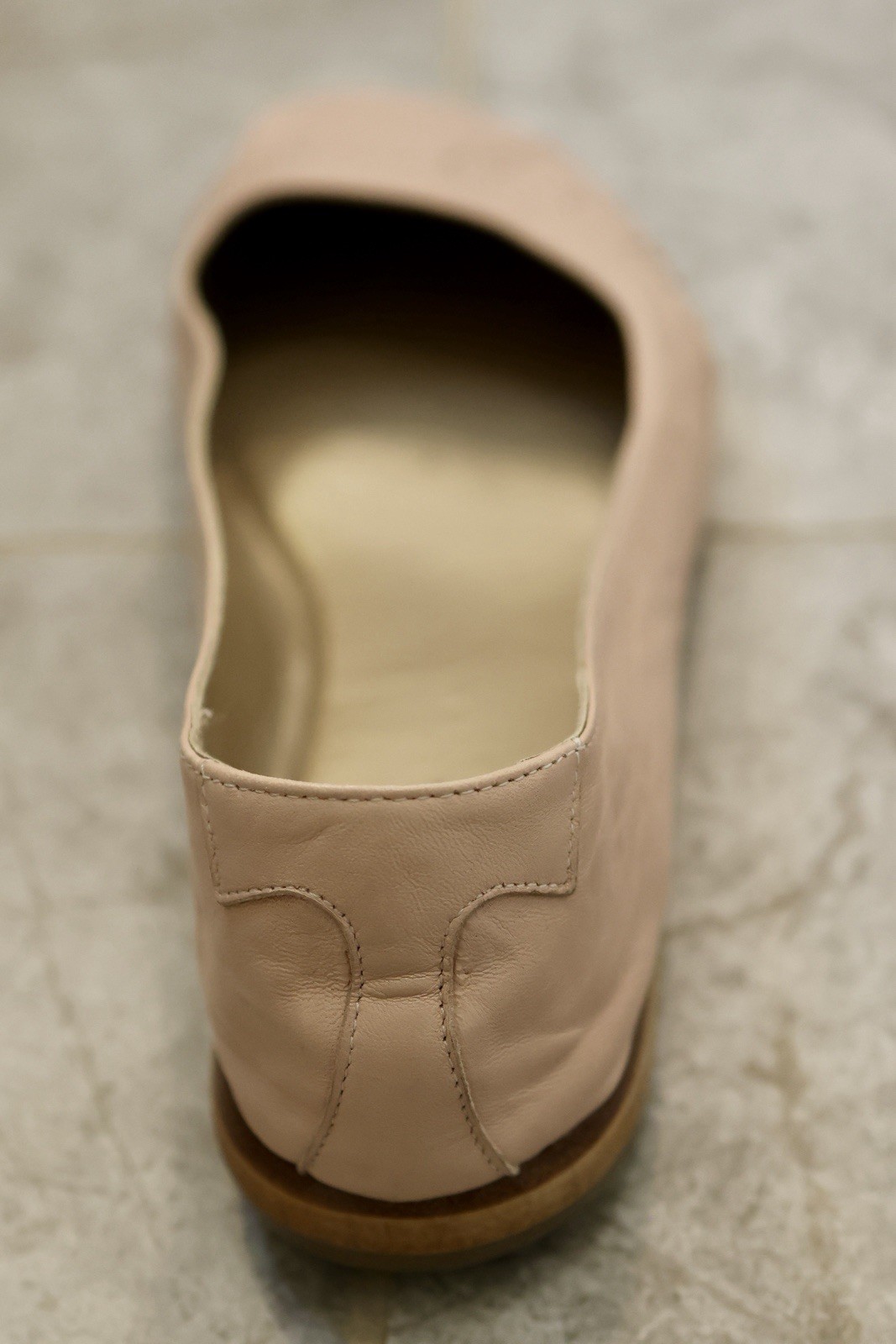 Taryn Rose Brina leather flats size 37 carnation pink