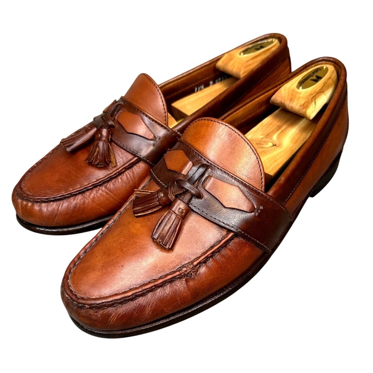 Allen Edmonds Kent Tassel Loafers Brown 11.5D USA Goodyear Welt