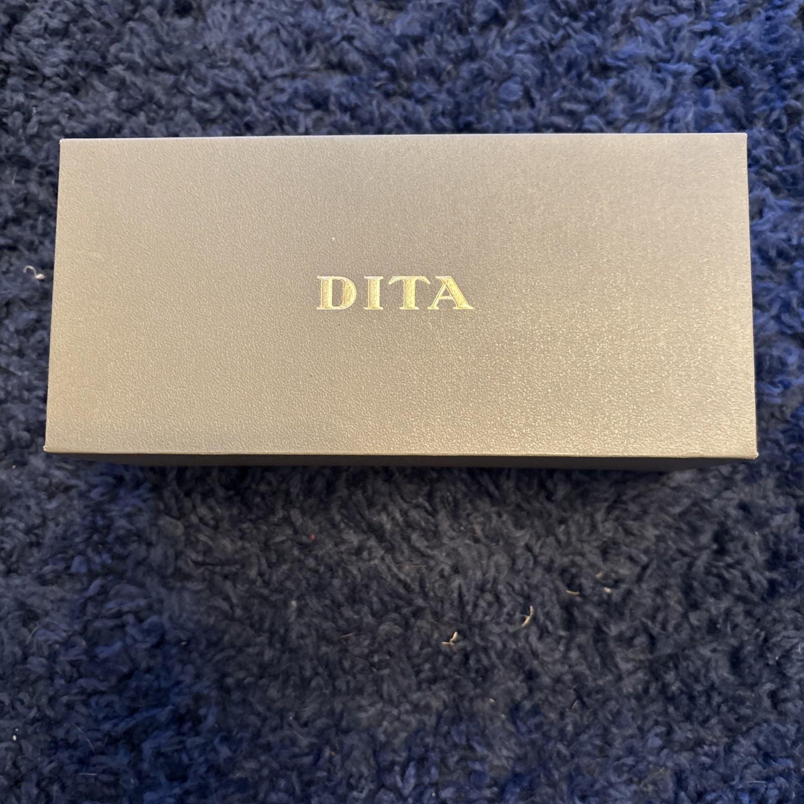 NEW Genuine DITA Glasses Box Leather Roll Case Cleaning Cloth Sunglass Packaging