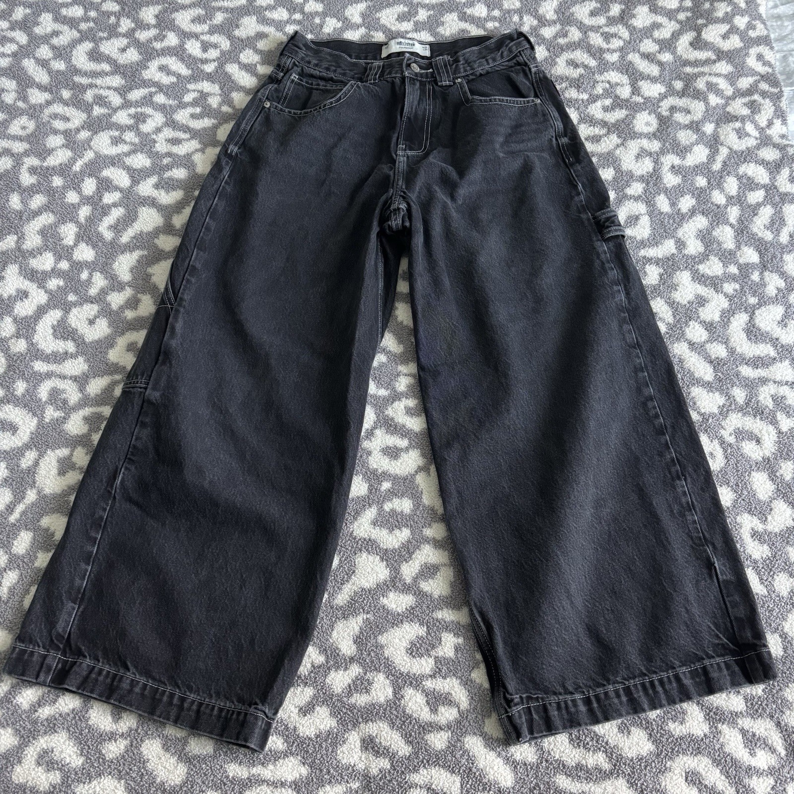 Hollister | The Big Jean Men’s Gray Black Size 29Wx30L