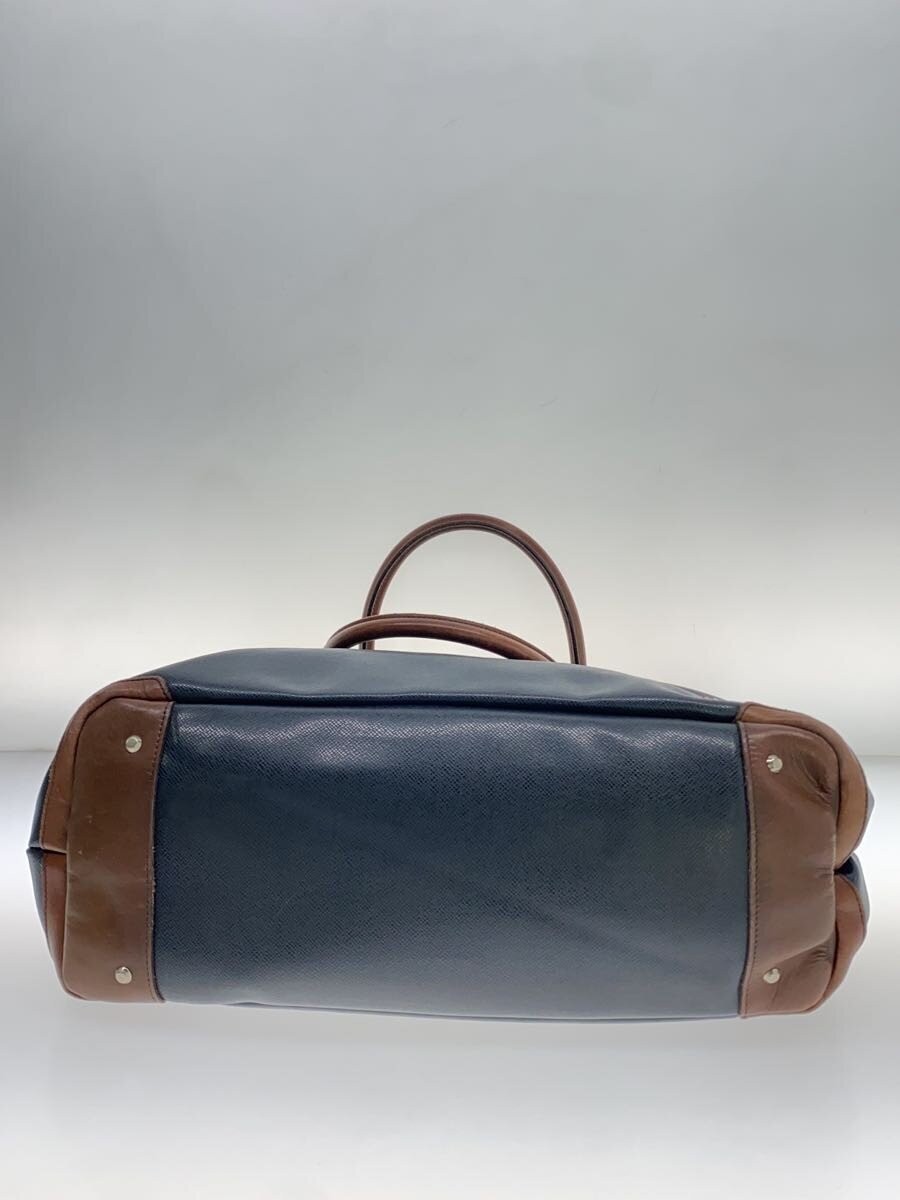 MSPC (master-piece) Leather Tote Bag, Navy, 02501