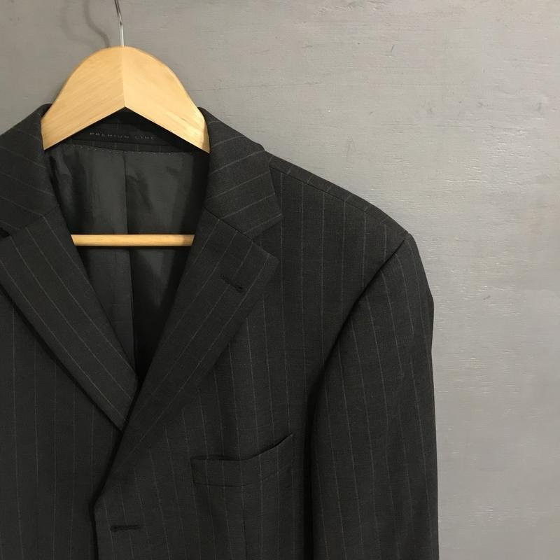 Men Strellson Suit Grey Wool 40 /L / 48