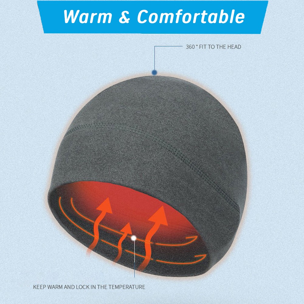 Tactical Skull Cap Winter Warm Fleece Windproof Ski Unisex Military Beanie Hat