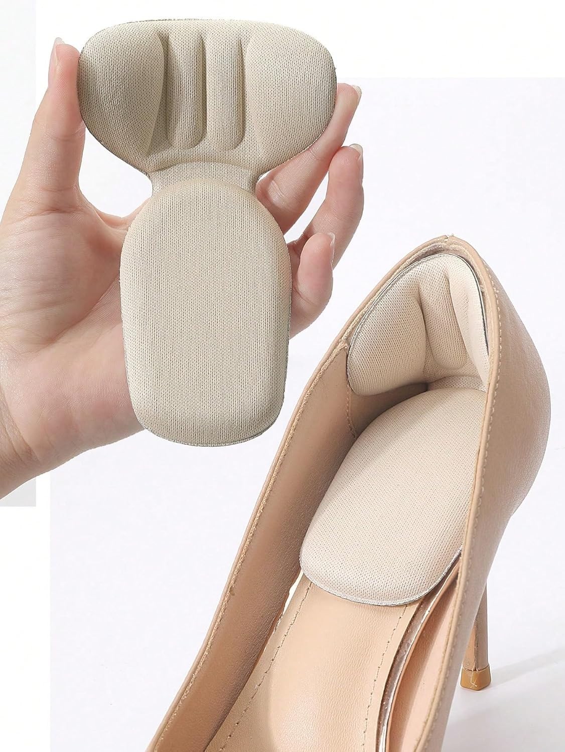 High Heel Cushion Insert Pad Shoe Liner Grip AntiSlip Insoles (4Pairs)