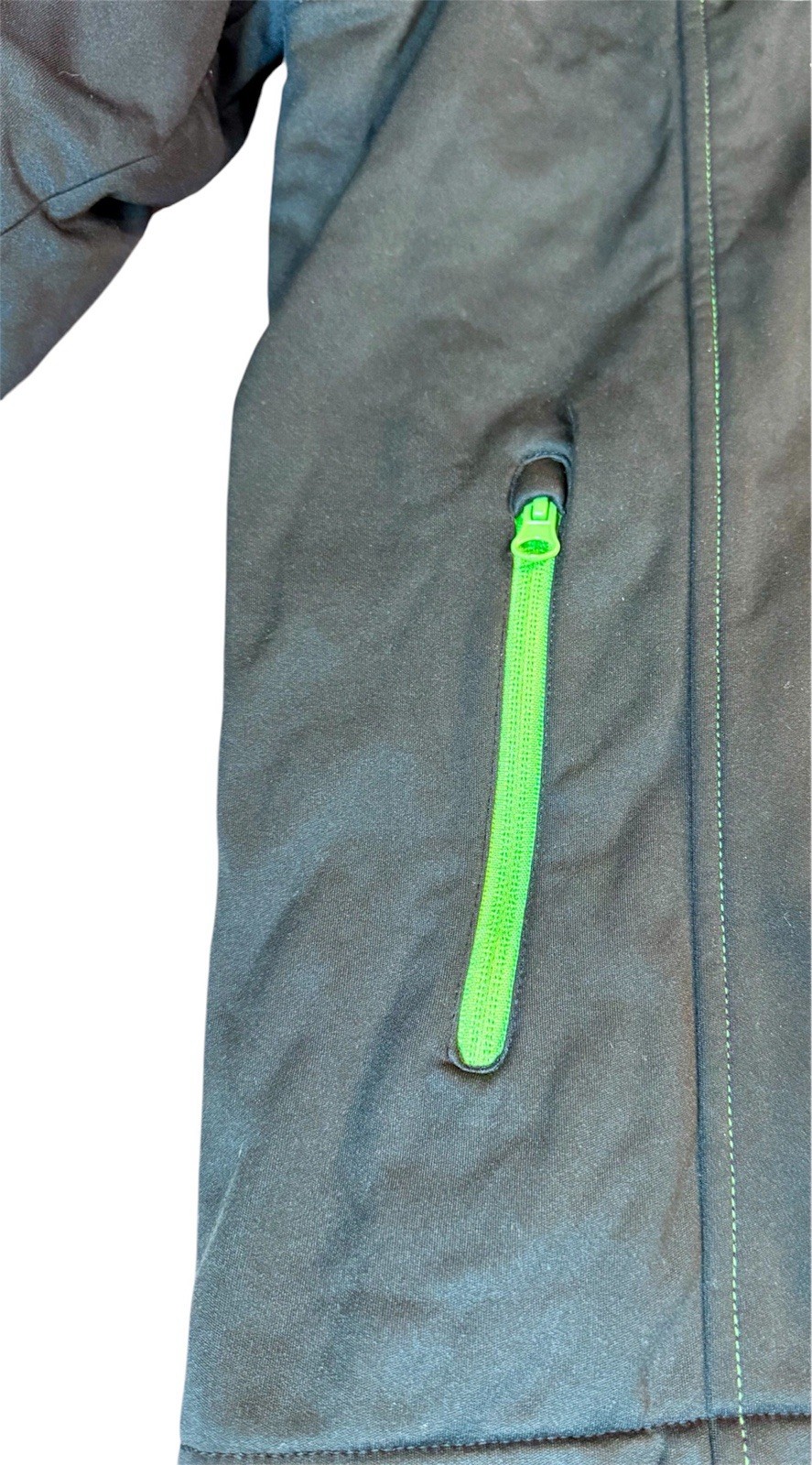 Official Kawasaki Racing Team Softshell Jacket M Flawless W/ Sponsor Patch 23×29