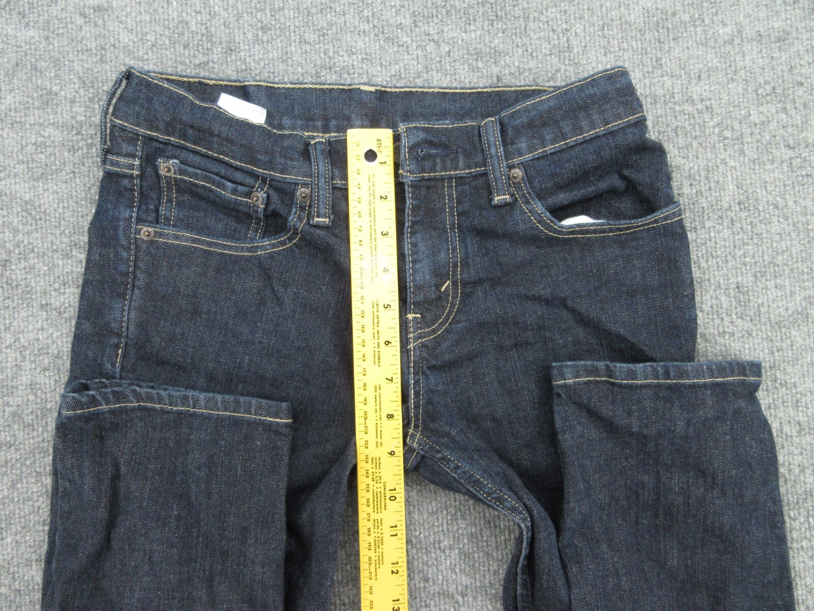 Levis 511 Jeans Mens 29×32 Blue Slim Fit Straight Mid Rise Western (FITS 28×30)