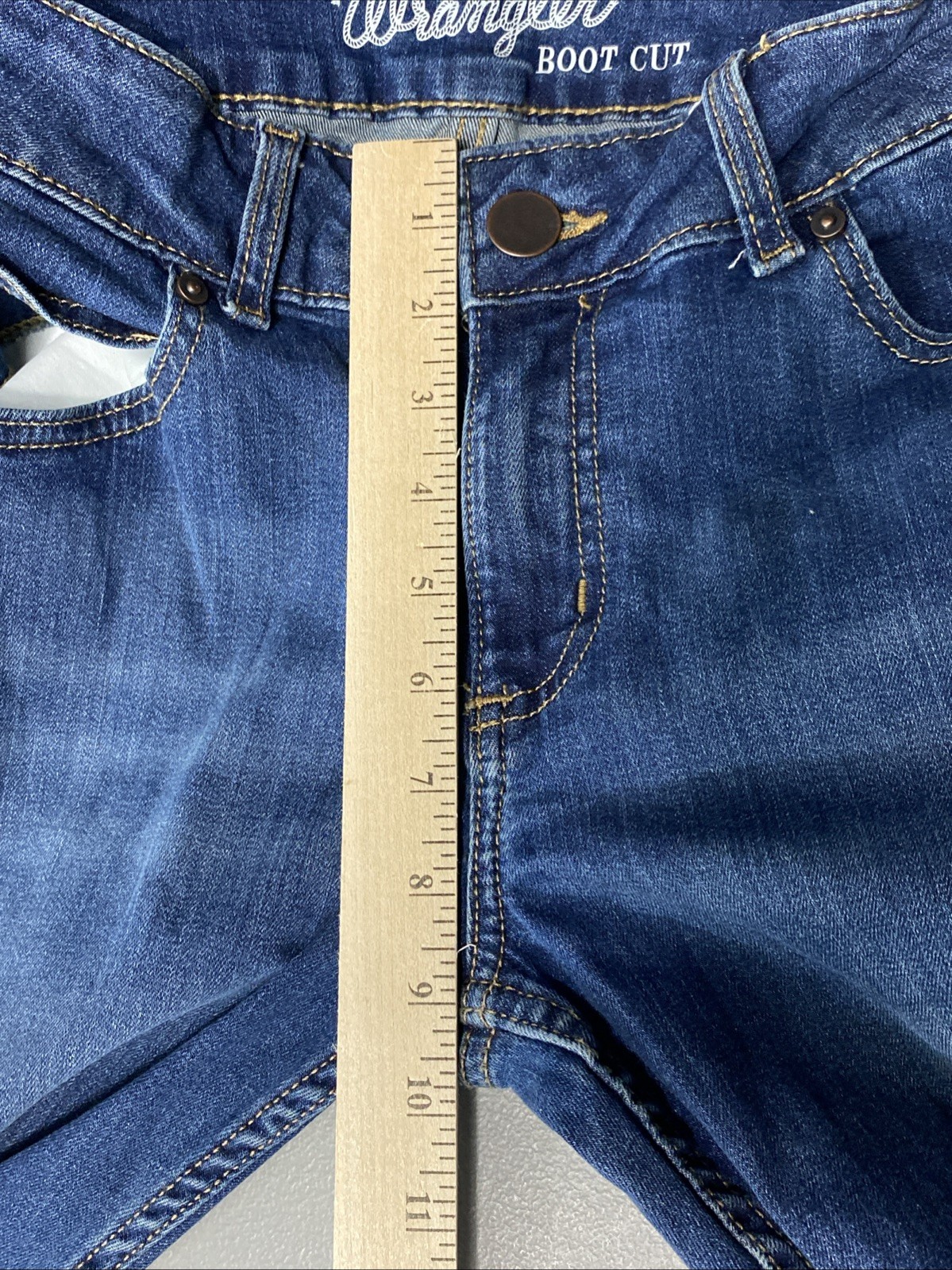 Wrangler Jeans Womens 29/7×34 Bootcut Stretch High Waist Western (see Measure)