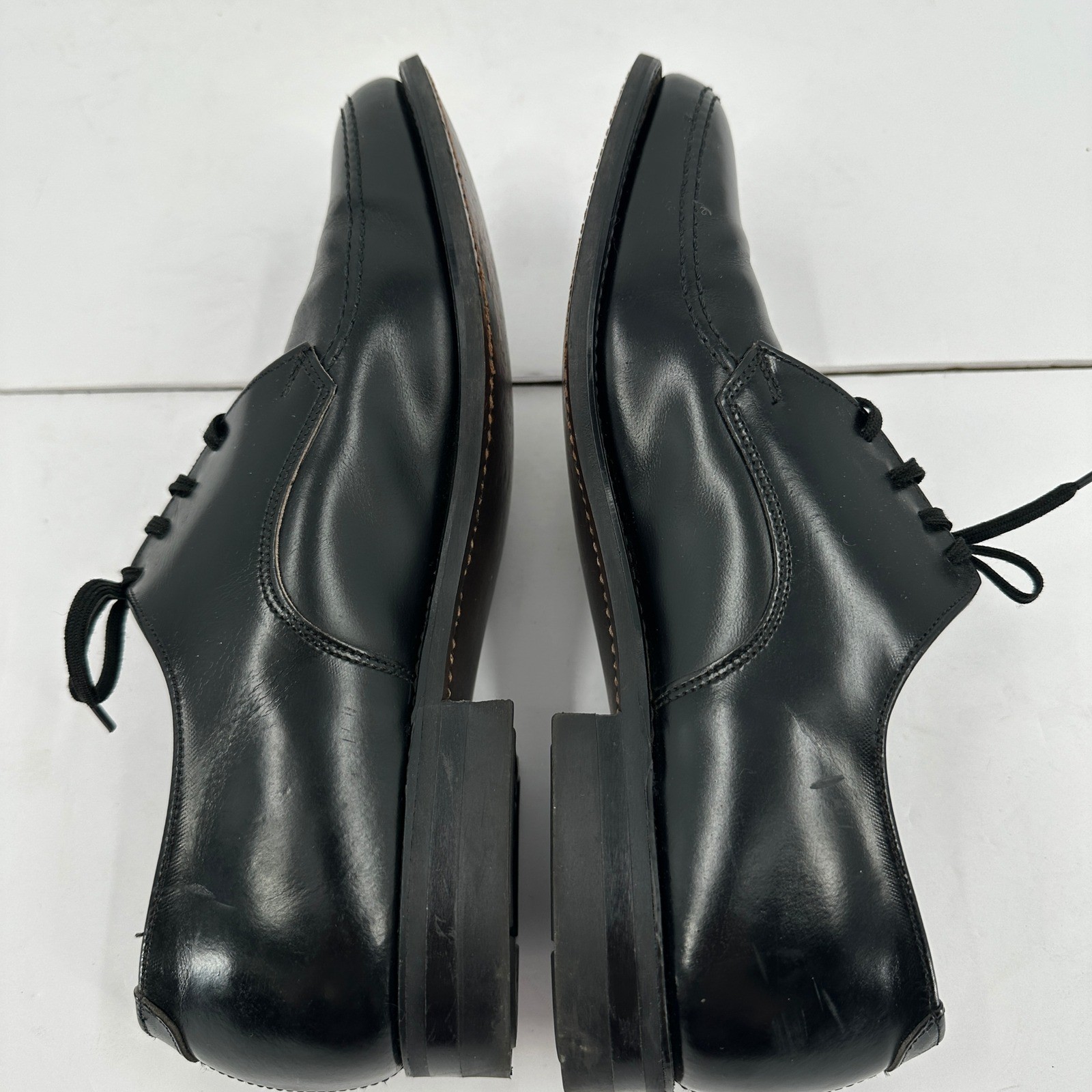 Goodyear Mens Black Leather Oxford Dress Shoes Lace Up Formal Work Size 8.5 E