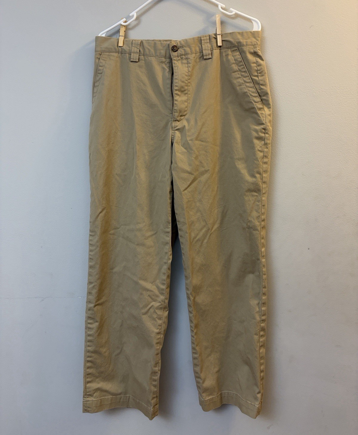 Perry Ellis Men’s Khaki Chinos Pants Tan Casual Workwear Slacks Size 32/30