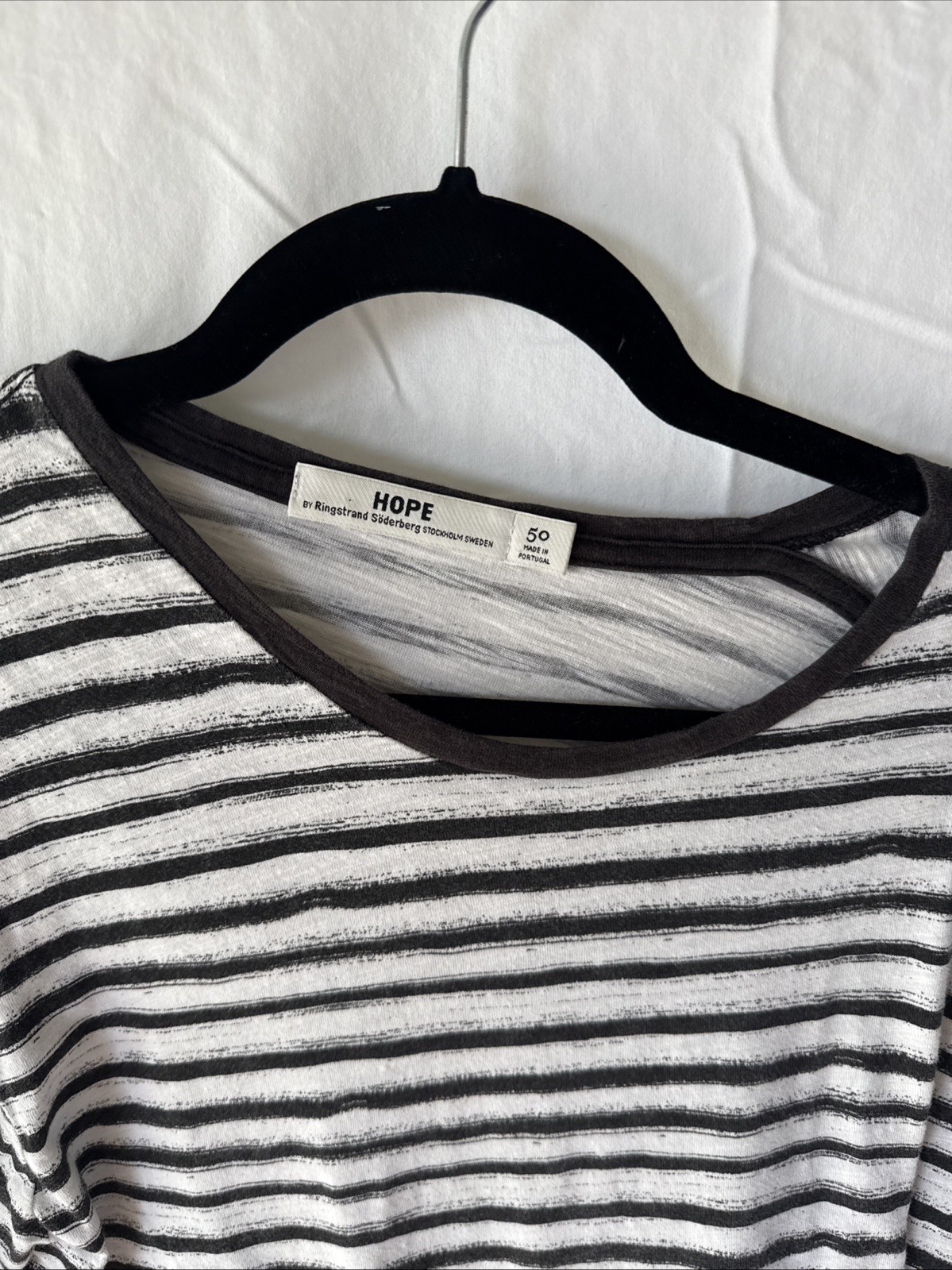 HOPE by Ringstrand Söderberg Stockholm Sweden Striped Long Sleeve Shirt Size 50
