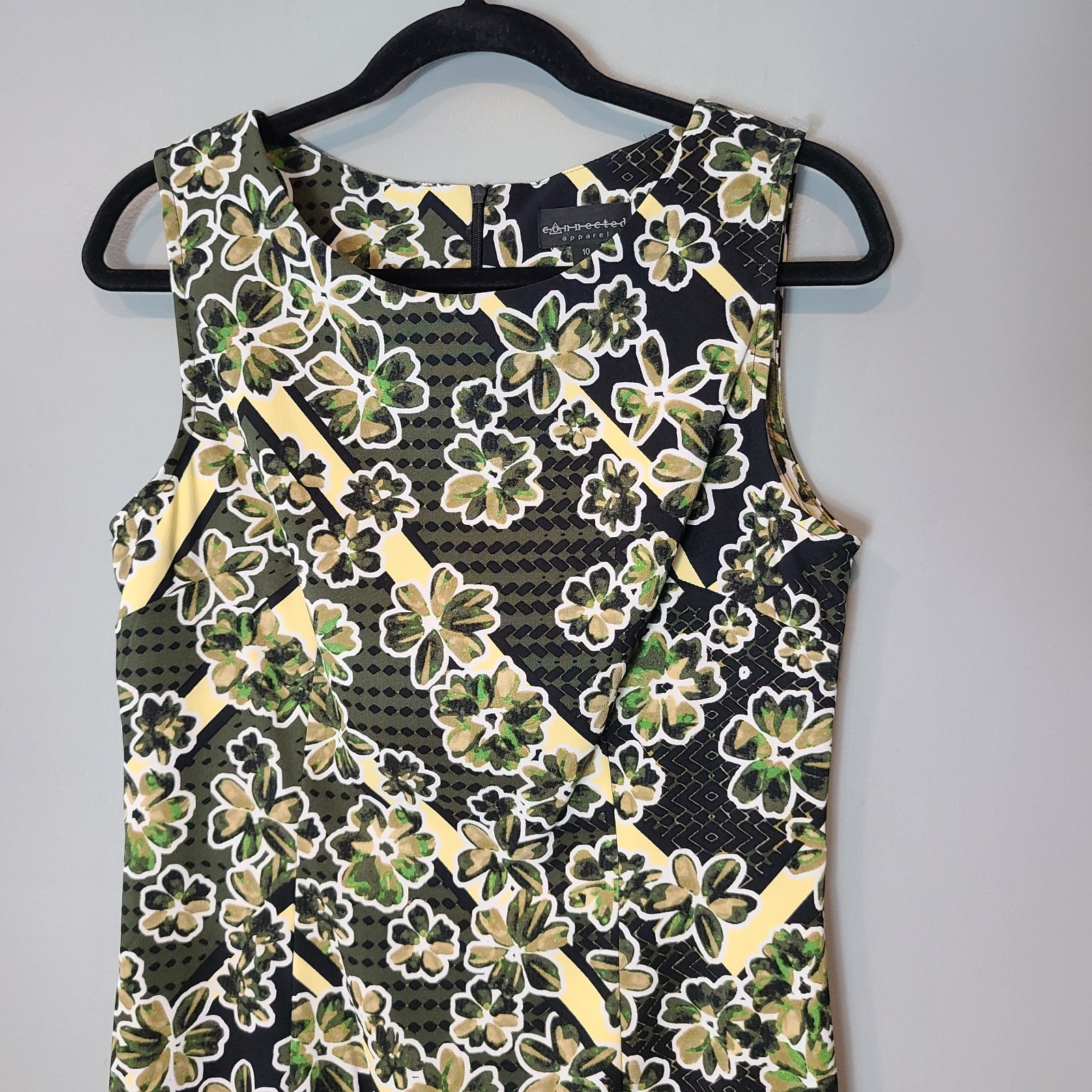 Vtg Y2K Dress Sz 10 Boho Gypsy Forest Fairy Resort Granola Cottage 90s Retro