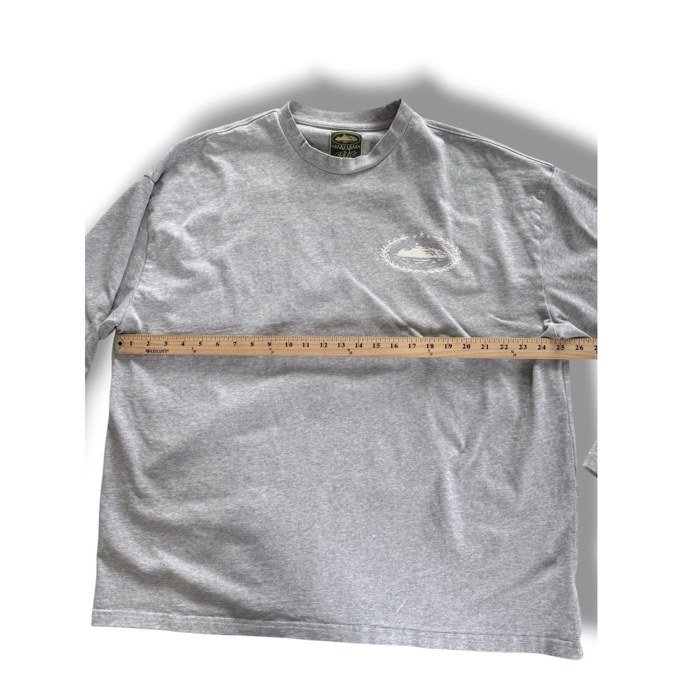 CORTEIZ Royale Heavyweight Long Sleeve T Shirt Heather Gray Size XXL