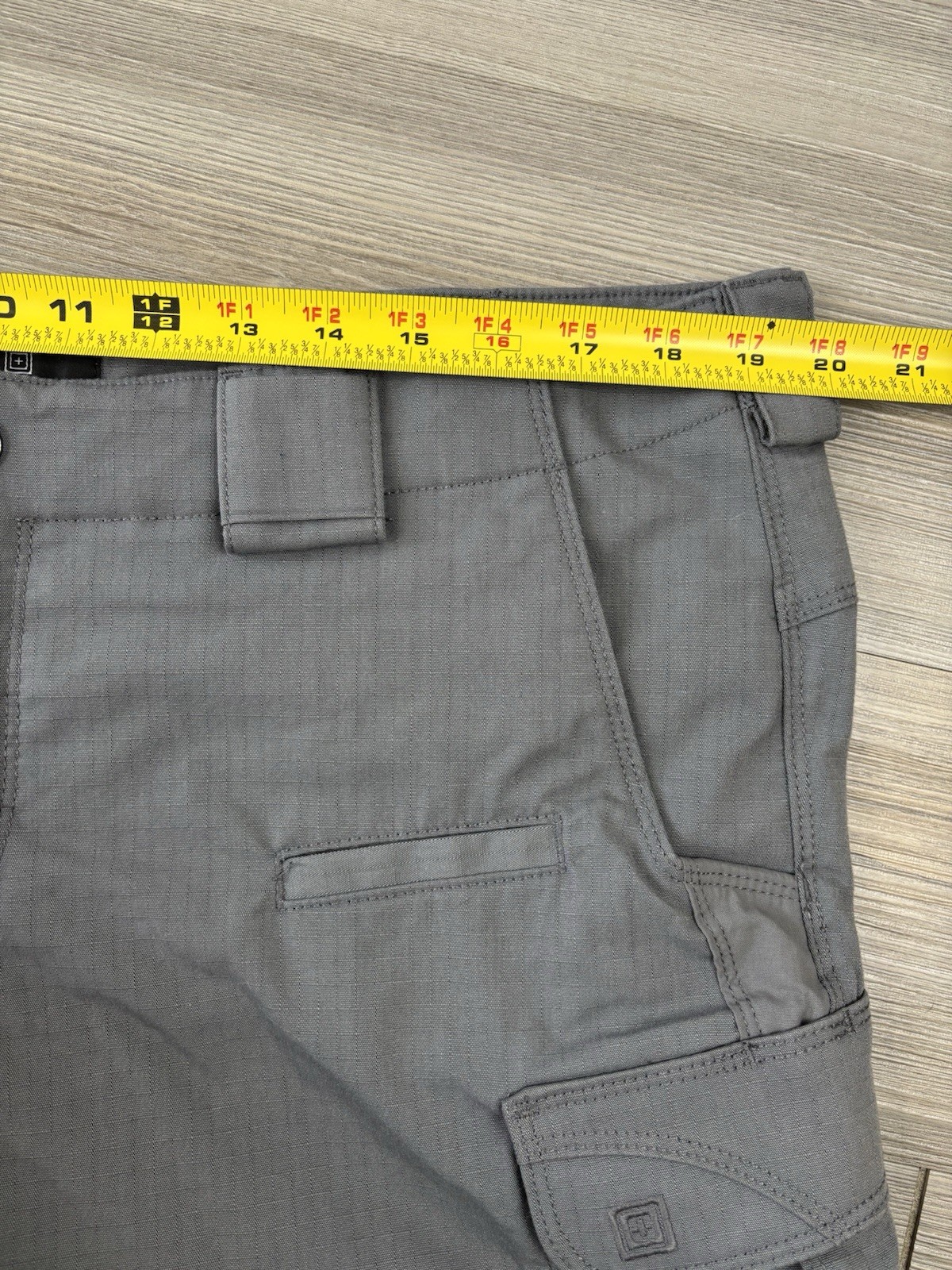 5.11 Tactical Stryke Cargo Pants Flex-Tac Ripstop 40×35 Grey Regular Fit