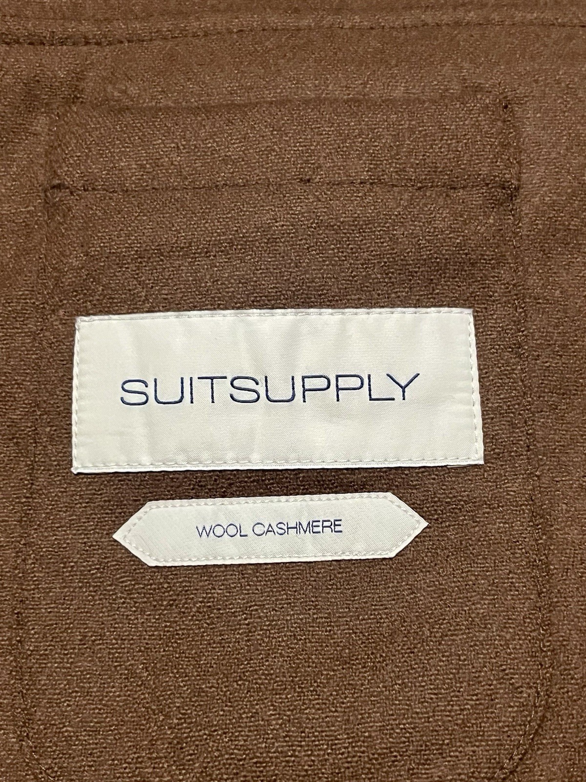 SUITSUPPLY – 34 or Small – Cinnamon Brown Wool/Cashmere Shirt Jacket Shacket