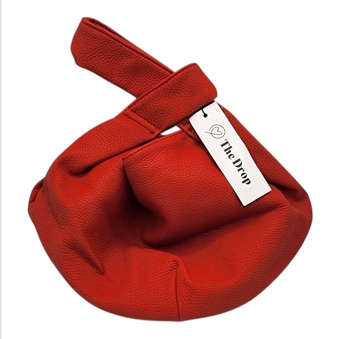 The Drop Women’s Avalon Small Tote Bag Red 100% Polyurethane Small Wrist Purse