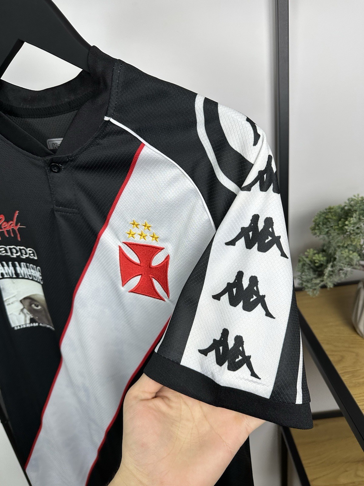Playboy Carti x Vasco da Gama Jersey Football Custom T Shirt Kappa Album Promo M