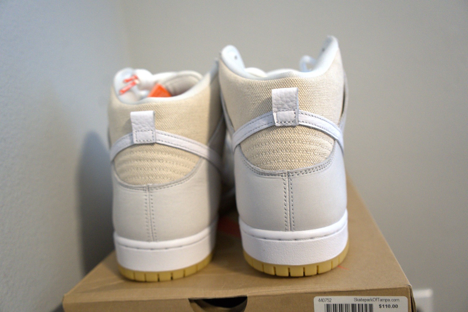 Size 13 – Nike Dunk Pro ISO SB High Unbleached Pack – Natural