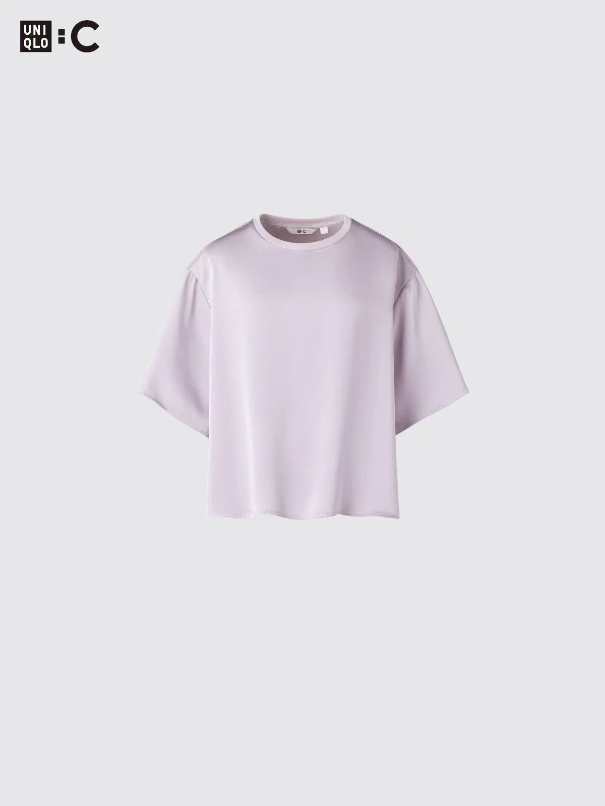 UNIQLO : C Satin Oversized Short Blouse Short Sleeve Women’s Japan New 2026