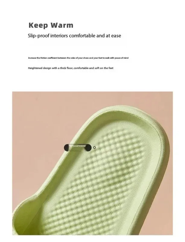 Massage Shower Slippers EVA Non Slip Waterproof Bathroom Slides Men Women