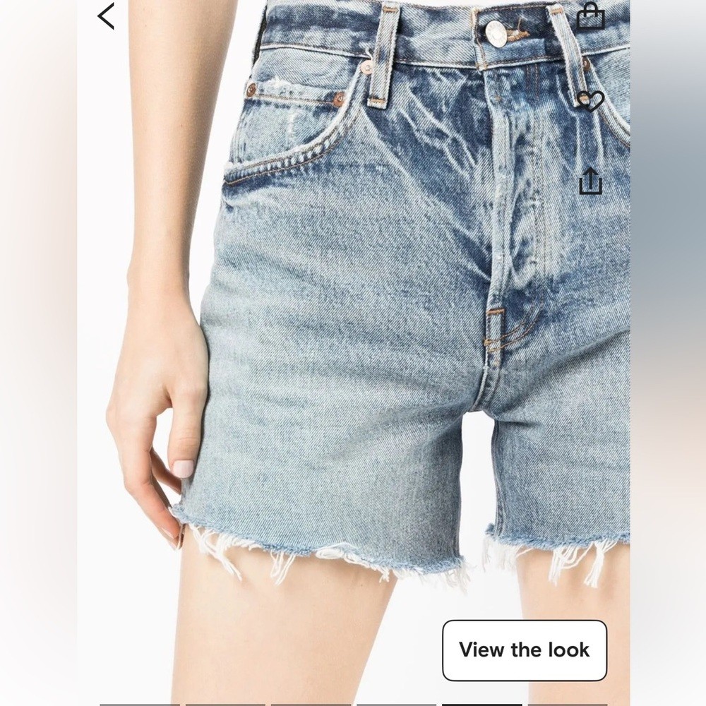 Agolde Riley Denim Shorts for Women