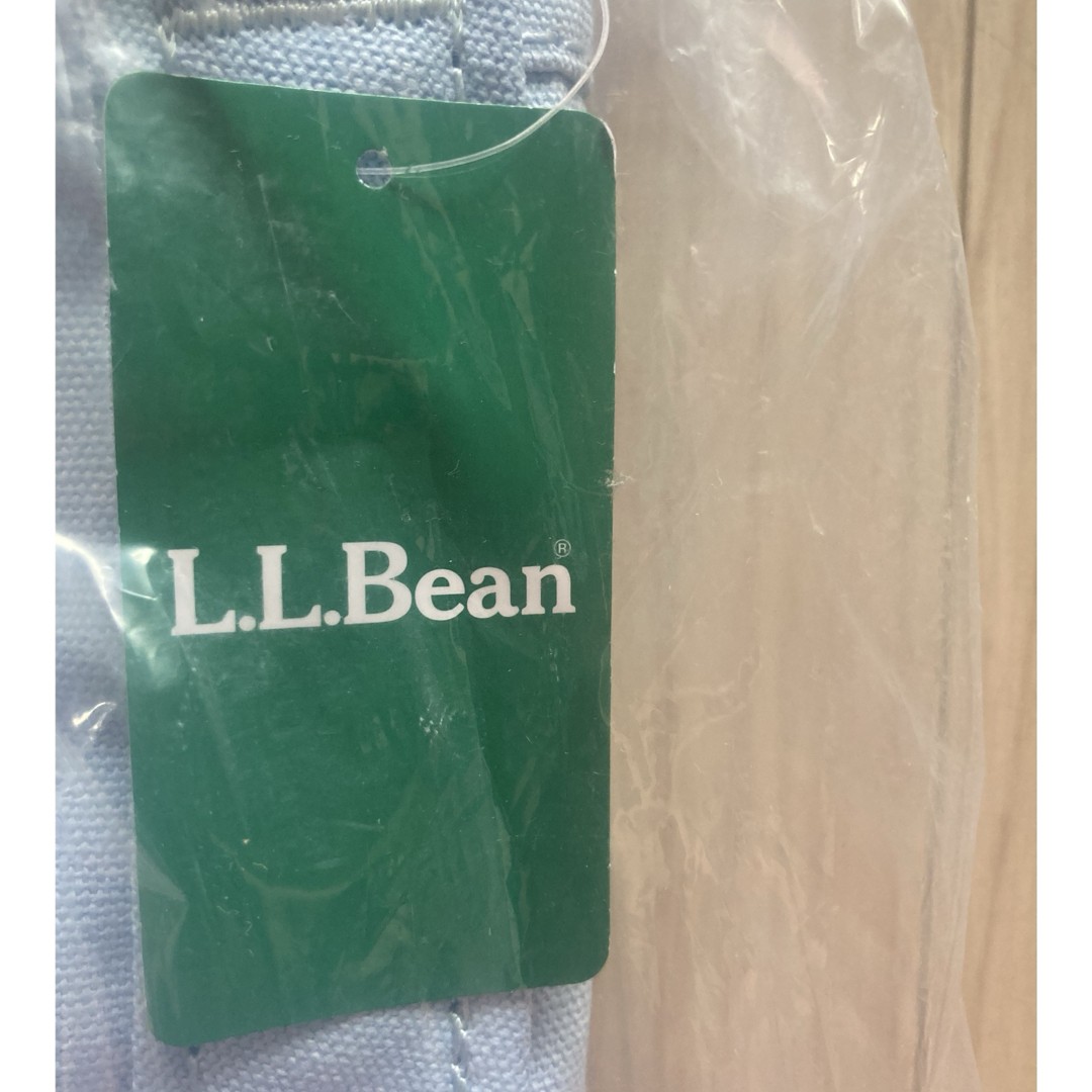 L.L.Bean Grocery Tote Surf Blue Discontinued Cotton 37x45x17cm Used