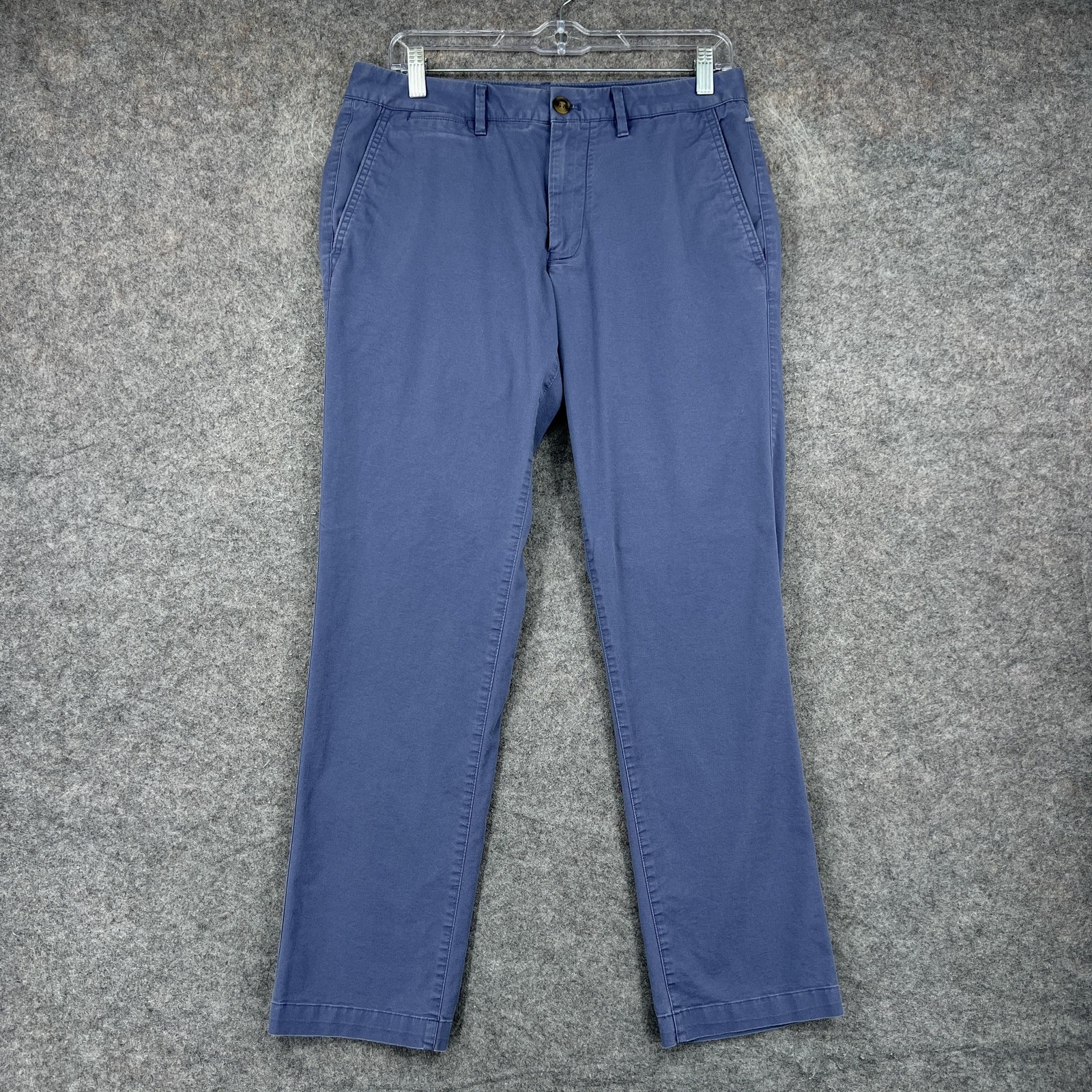 Bonobos Chino Pants Mens 31×30 Blue Slim Fit Stretch Casual Flat Front