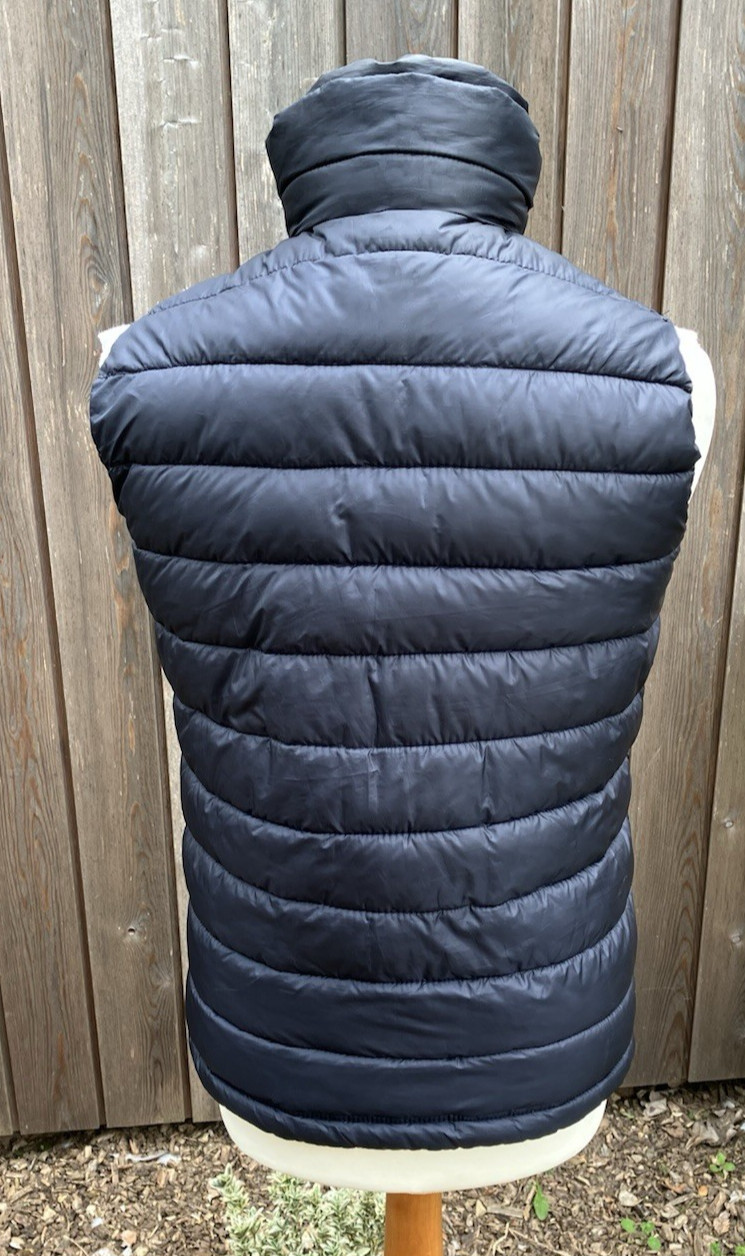 Abercrombie And Fitch Size S Small Padded Zipped Gilet Black Charity Sale