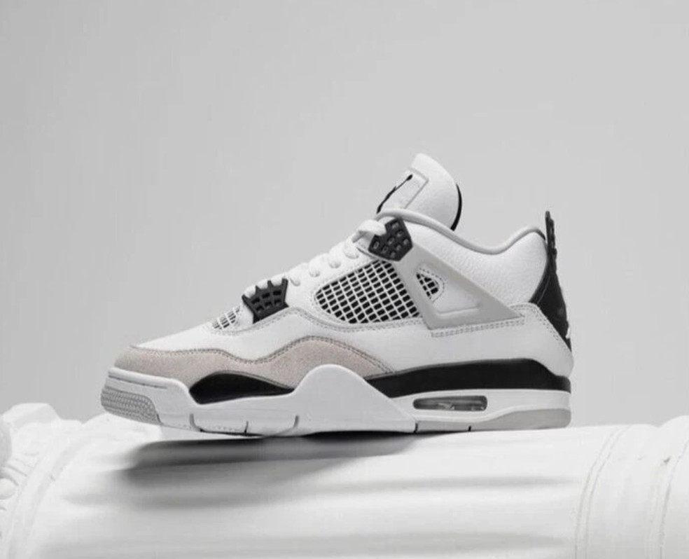 Jordan 4 Retro Military Black Men’s Basketball Shoes Mid Top DH6927-111