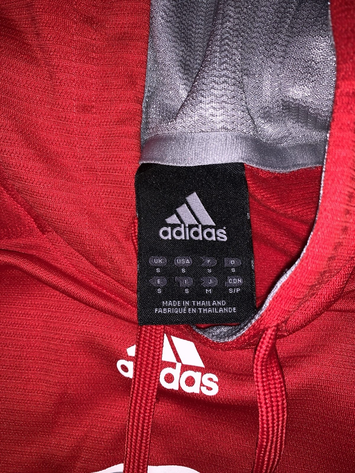 Houston Rockets Adidas Hoodie Sweatshirt Men Sz Small Red Pullover