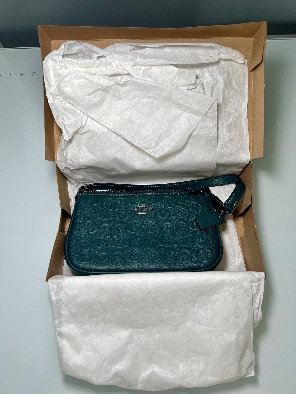 COACH Nolita 19 Leather Handbag Bag Forest Green NWOT w/box Free Shipping!