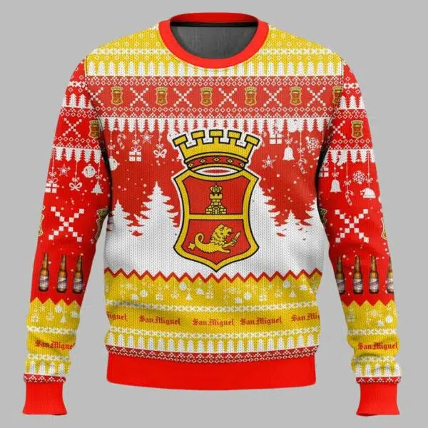 San Miguel United Kingdom Beer Ugly Christmas Sweate