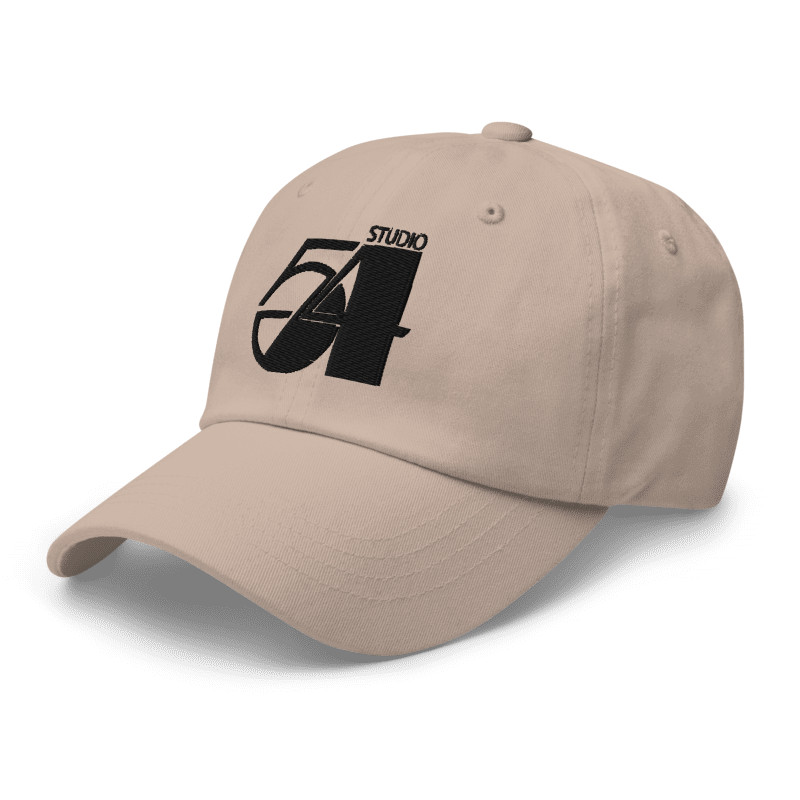 Studio 54 Logo Inspired Embroidered Adjustable Classic Dad Hat