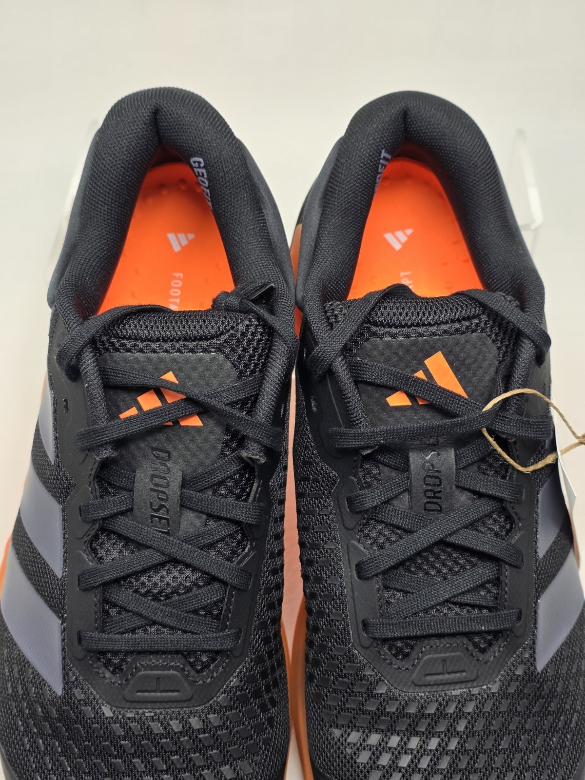 Adidas Dropset 4 Power Training Shoes Black Orange Mens Size 10.5 JR4677 New