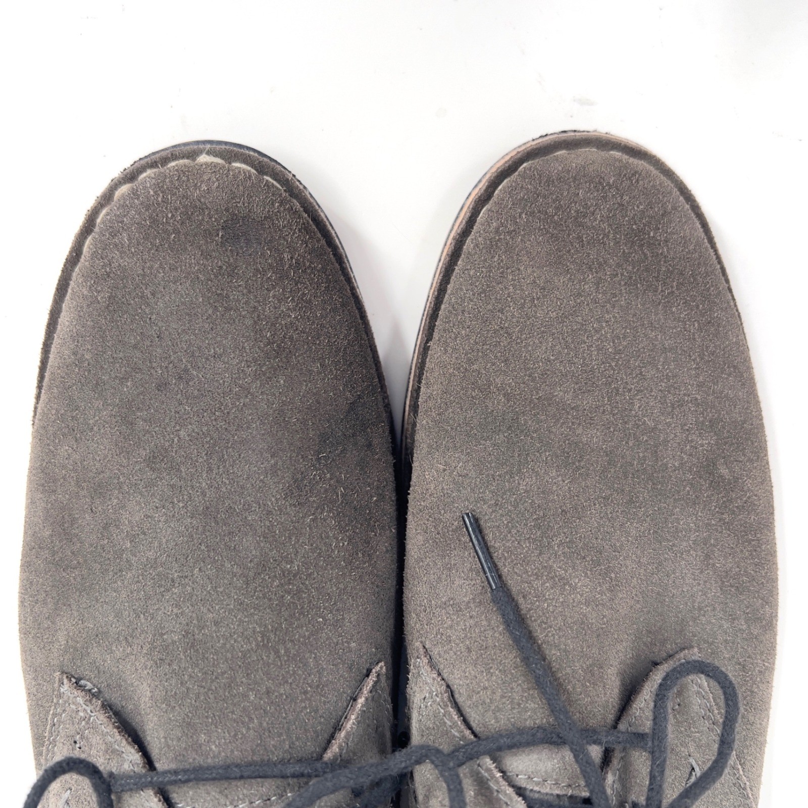 Kenneth Cole Reaction Mens Desert Sun Chukka Boots Grey Suede Leather Trim 9 M