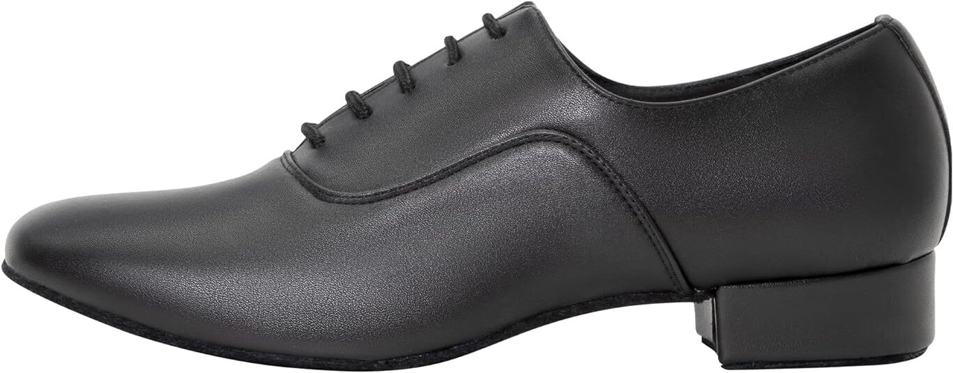 Men’s Latin Dance Shoes Leather Sole Ballroom Salsa Tango Waltz Character Shoes