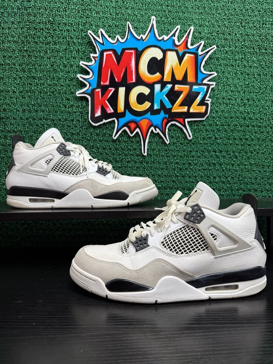 Air Jordan 4 Retro Military Black Men’s Size 11 Pre-Owned: Good