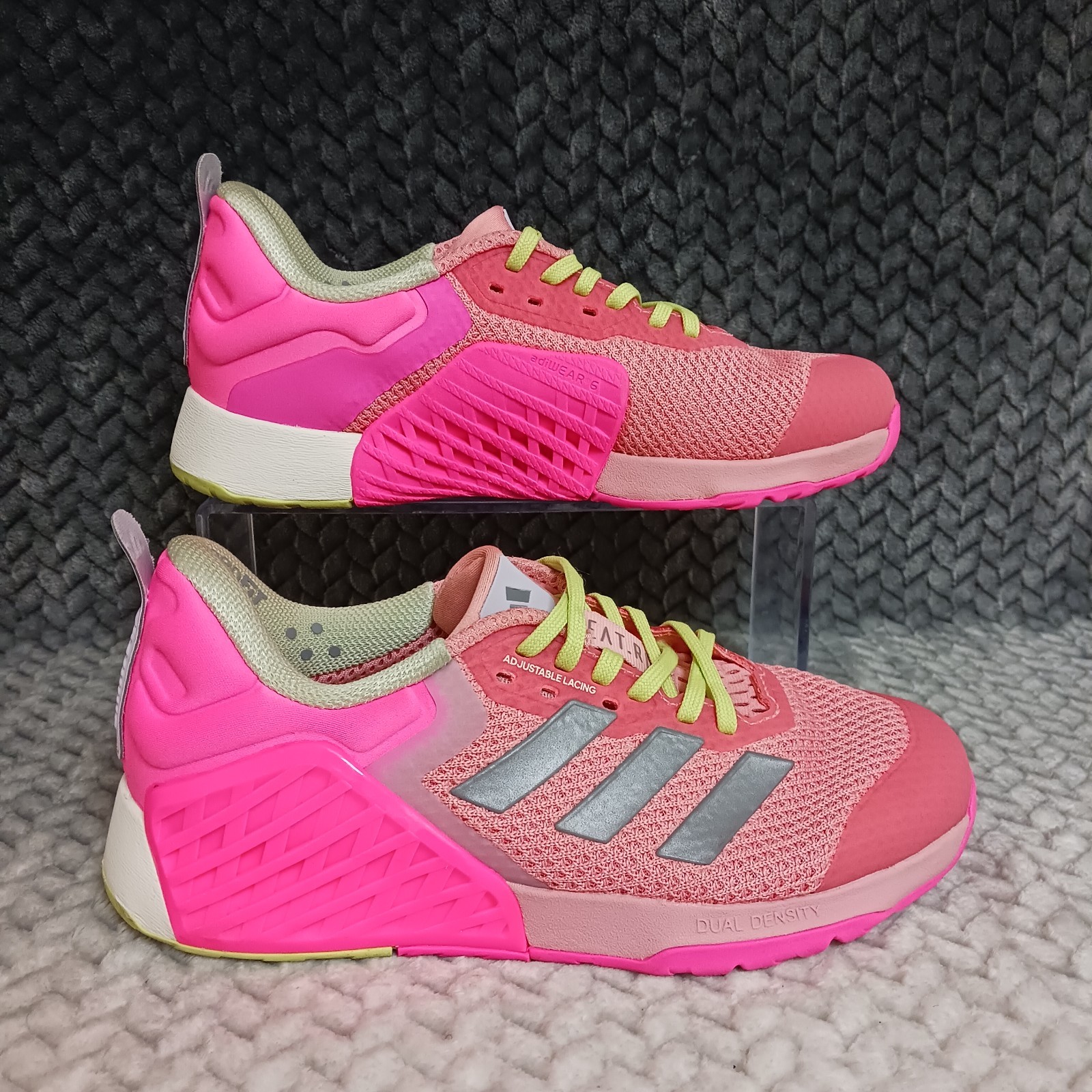 Adidas Dropset 3 Trainer Women’s Cross Training Shoes Semi Pink Spark Size 6