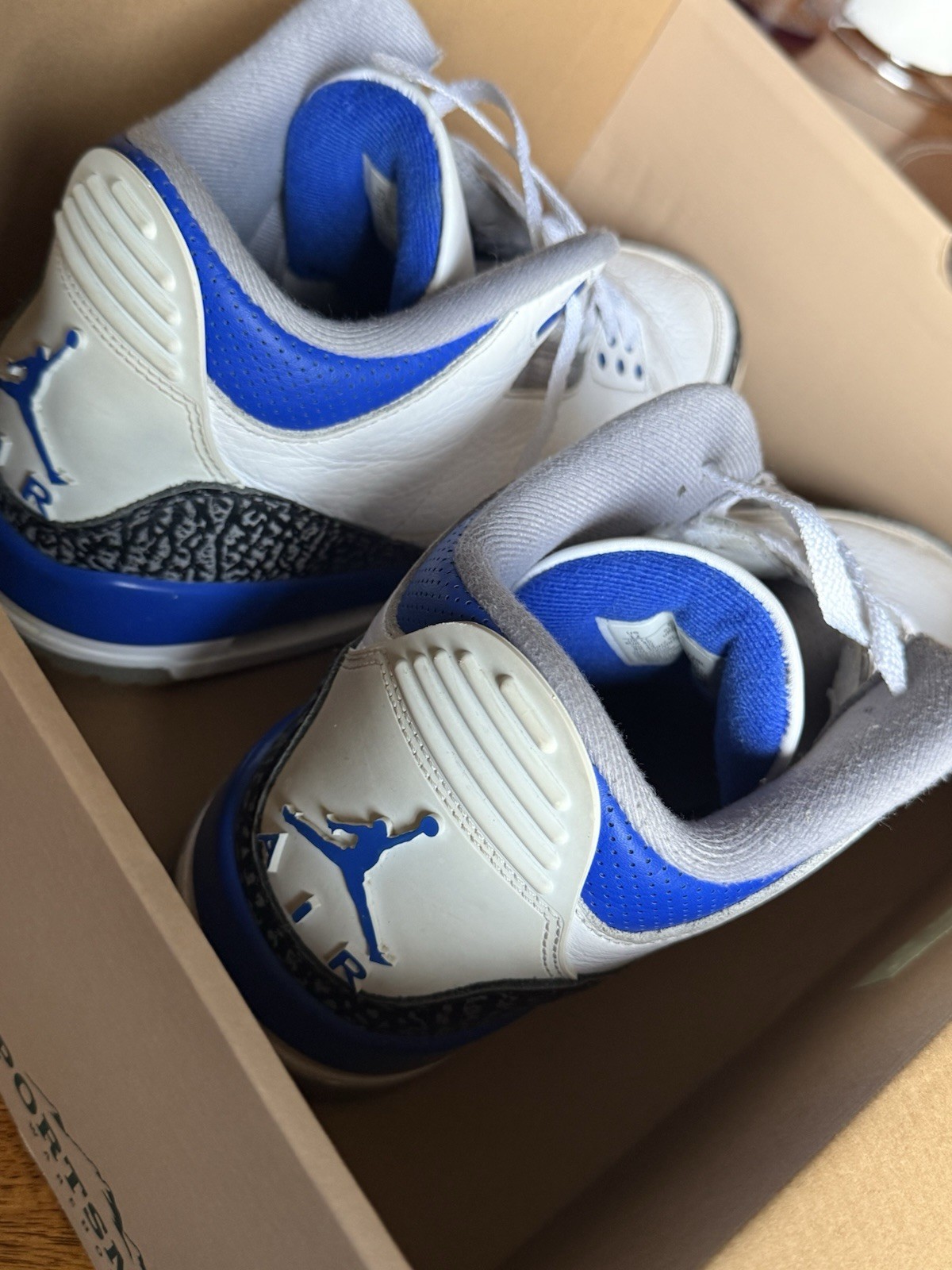 Jordan Air Jordan 3 Retro Racer Blue not original lace, no box Size 12