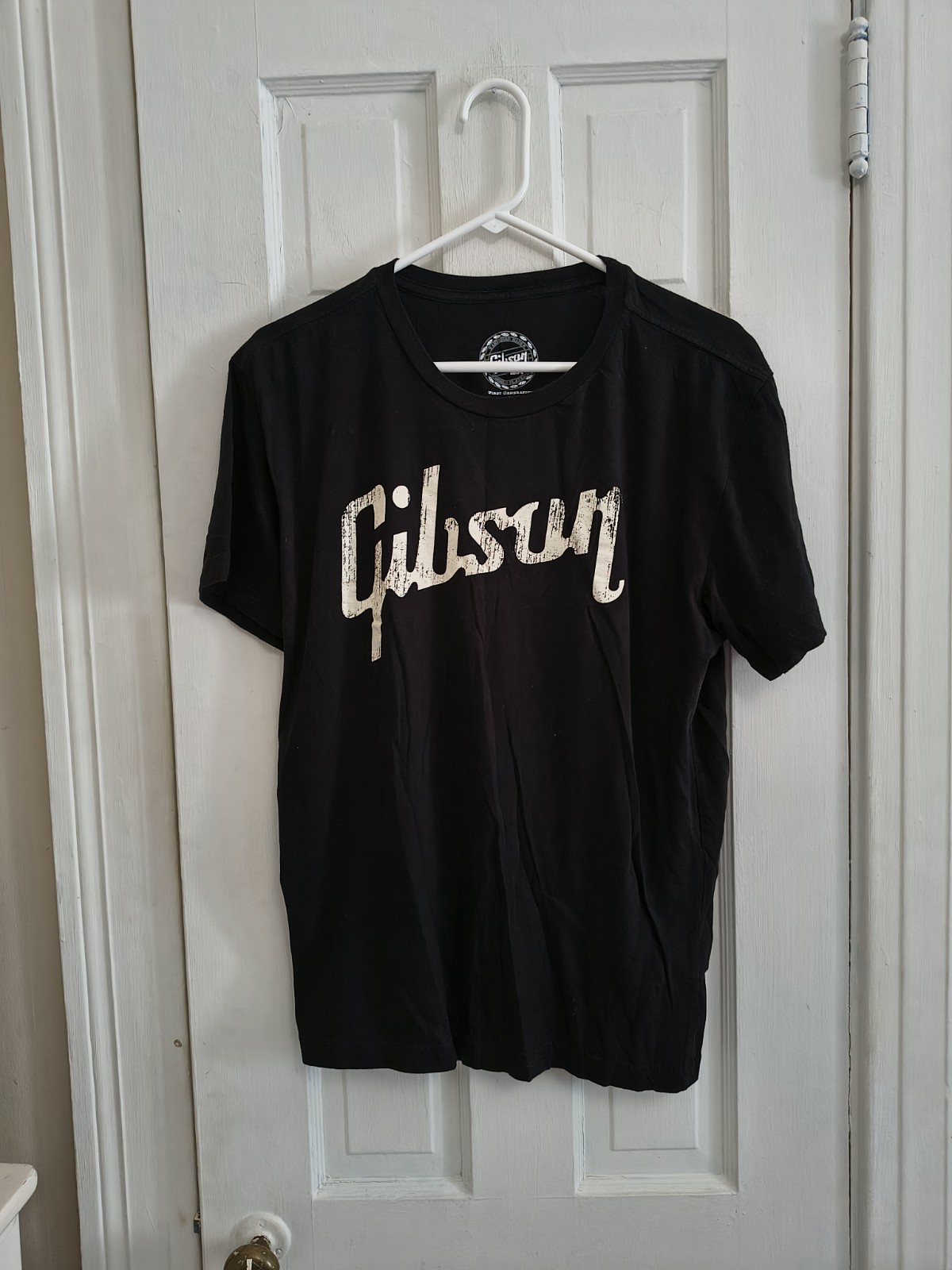 Gibson Summer Jam Graphic Guitar T Shirt Black Size L Tee Men’s C8