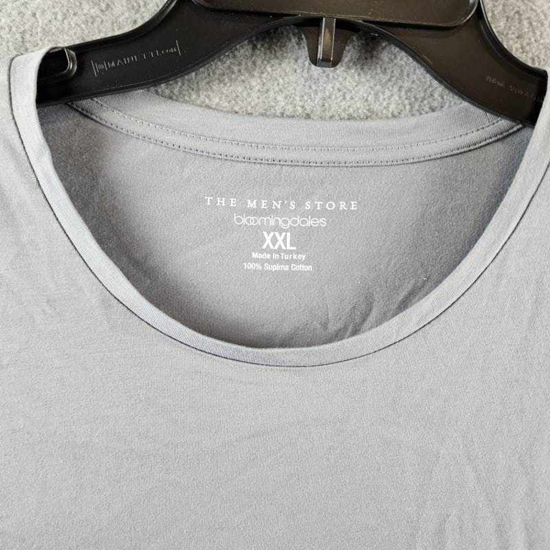 The Men’s Store at Bloomingdale’s Supima Cotton Tee Men’s XXL Blue Gray Pullover